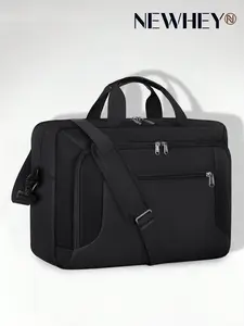 17.3 Inch Laptop Briefcase for Men Women, Waterproof Computer Messenger Bag, Large 17" Laptop Case with Adjustable Shoulder Strap