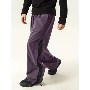 Double-zipper paratrooper pants, American-style paratrooper cargo pants, loose-fitting, large-size, straight-leg casual pants