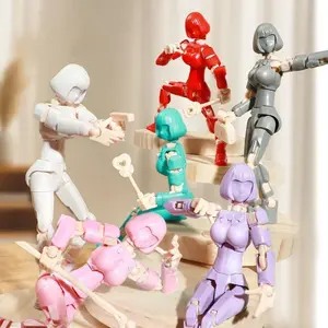 2026 hot item3D Printed Mannequin Dummy Magical Beauty Girl Action Figure  Multi-Jointed Movable Shapeshift Robot Ornament  For Kids Adult