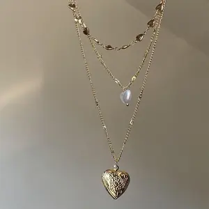 Vintage "Locket Story" Heart Necklace