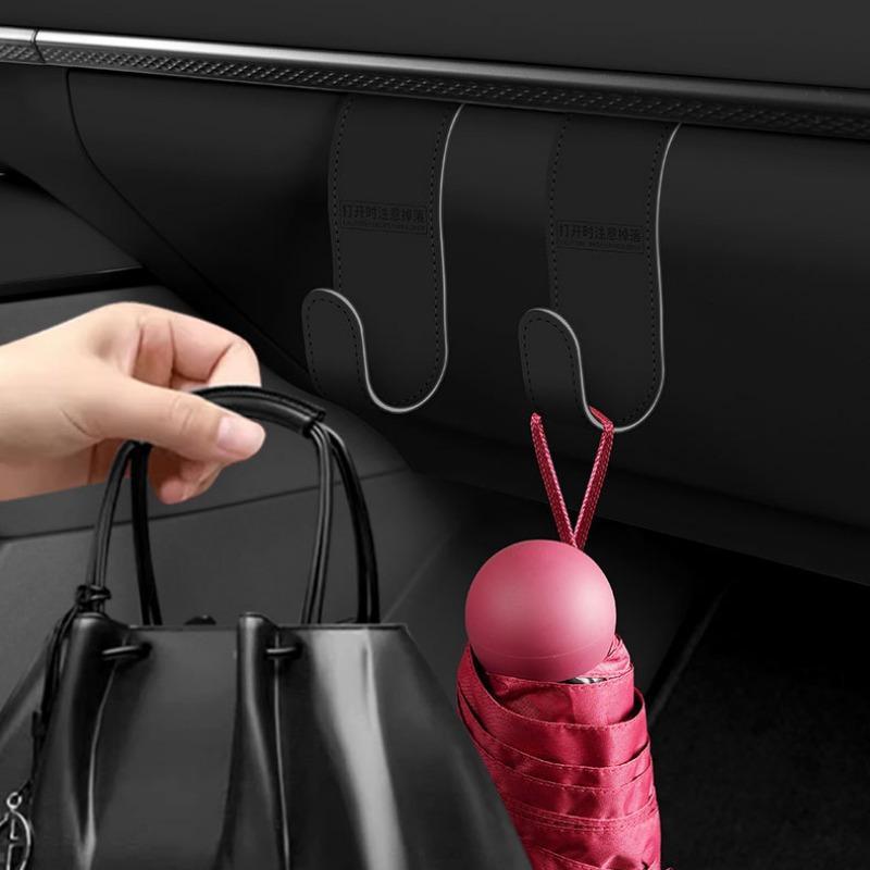 Car Passenger Seat Glove Box Hook, Anti-Scratch Vehicle Storage Hanger for Handbags, Wallets & Umbrellas – Universal Interior Organizer Suitable for SUVs, Sedans and Trucks