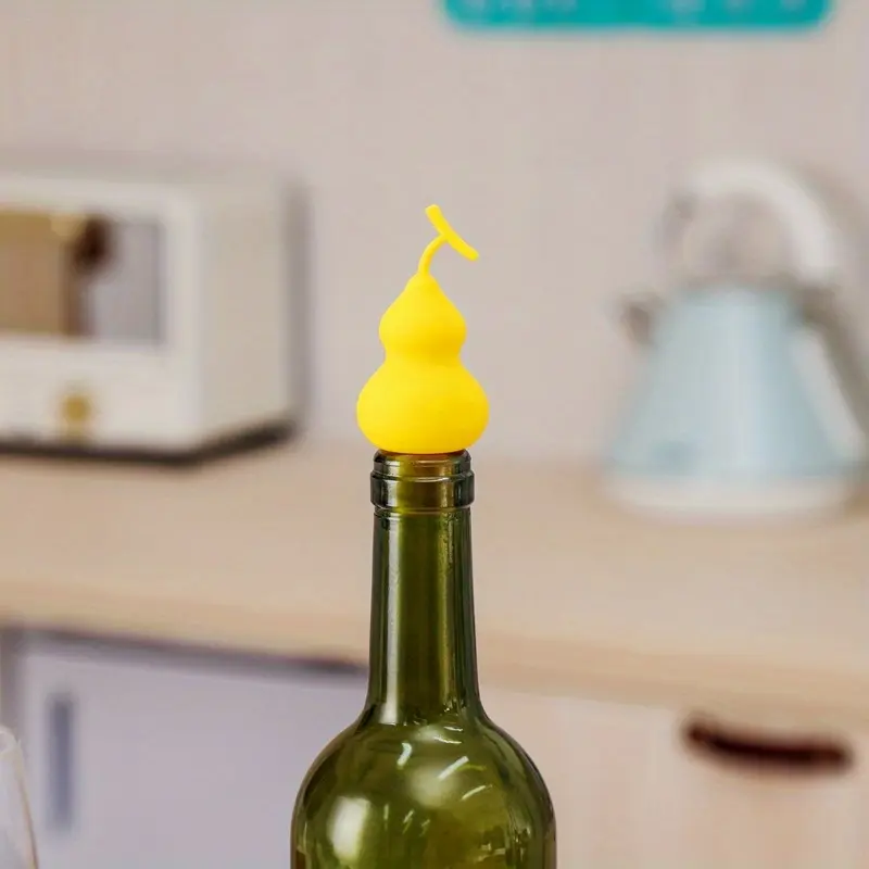 1PC Wine Stopper Silicone Wine Beer Cover Bottle Cap Stopper Bottle Stopper Kitchen Barware Bar Tools