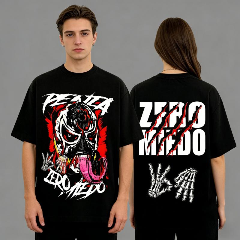 Penta El Zero Miedo v3 WWE Legendary High-Level Wrestling T-shirt 100% Cotton T-shirt Lucha Libre, Team Xtreme T-shirt, WWE Fan T-shirt, WWE Event Apparel