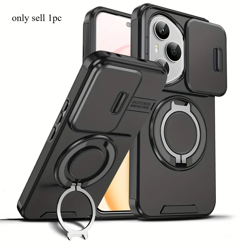 Phone Case: Shockproof Heavy Hard Case with Stand for Honor 400 Pro 400 Lite