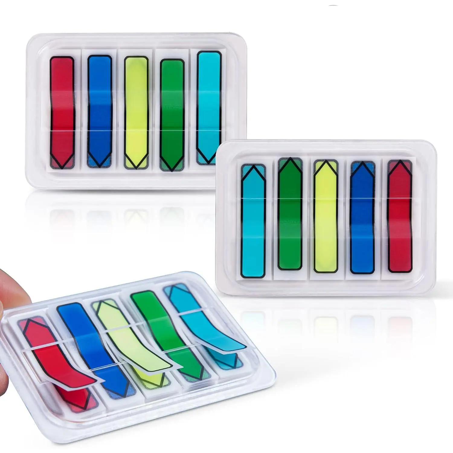 3 X 300 Tablets, Transparent Sticky Notes, Page Markers, Book Tabs, Sticky Note Tabs, Sticky Tabs, Page Tabs, Label Stickers,  Flags, Pop-up Page Flags