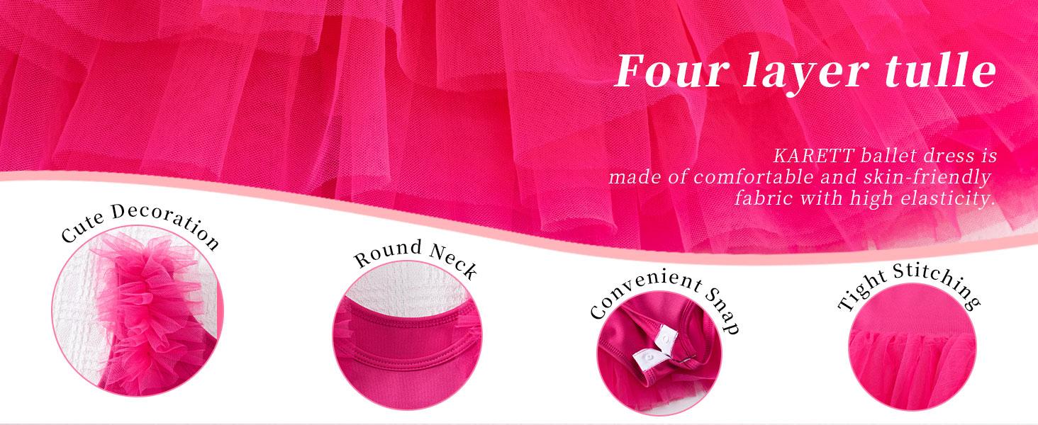 Toddler Ballet Outfit Sleeveless with Snap Gymnastics Leotards for Girls 1-7Y