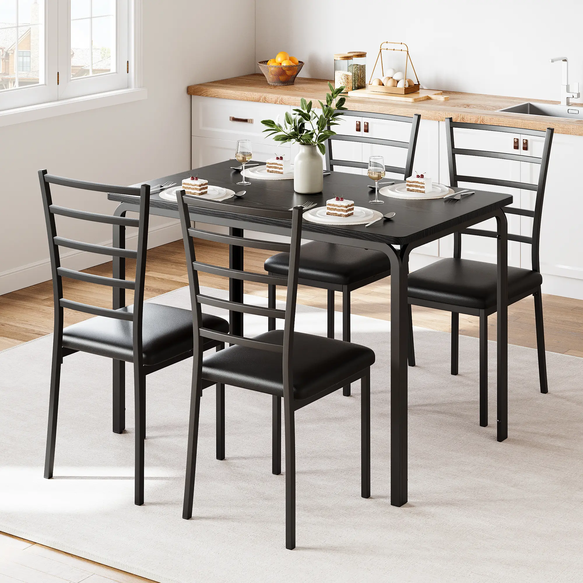 Black MDF tabletop