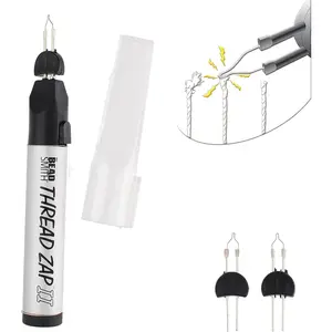 Thread Zap - 5.25" Thread Burner - Plus 2 Pack  Tips Included - Trim,  and Melt Thread with  , Ideal for Finishing Bead Weaving and stringing Projects