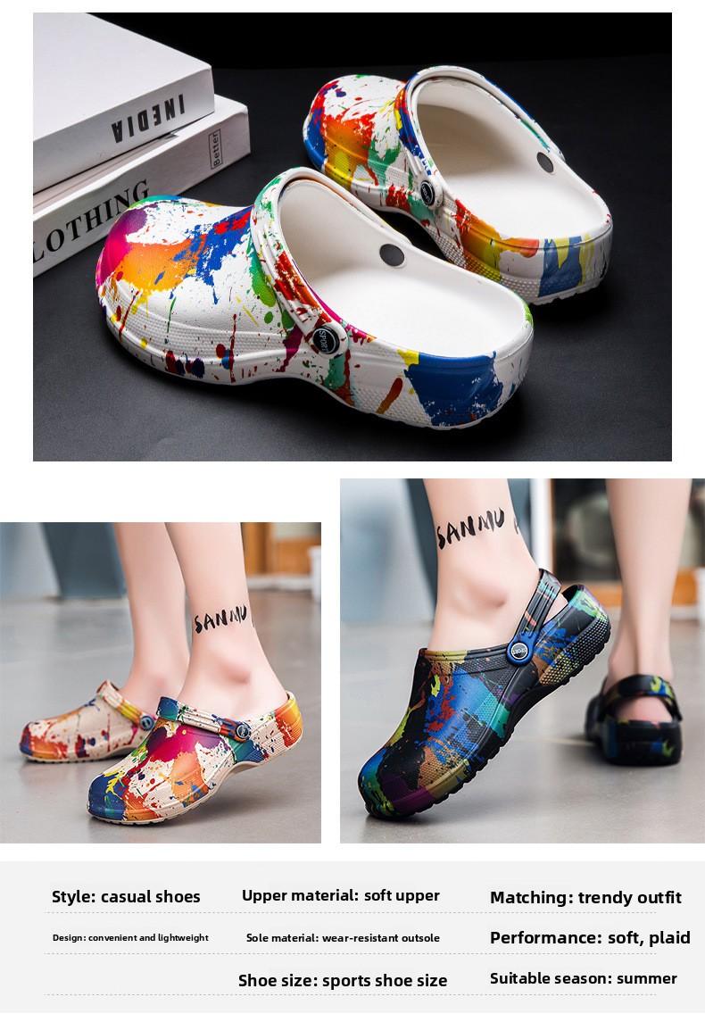 Clogs Women's Lightweight Soft-Soled Wear-Resistant Mules, Women Shoes