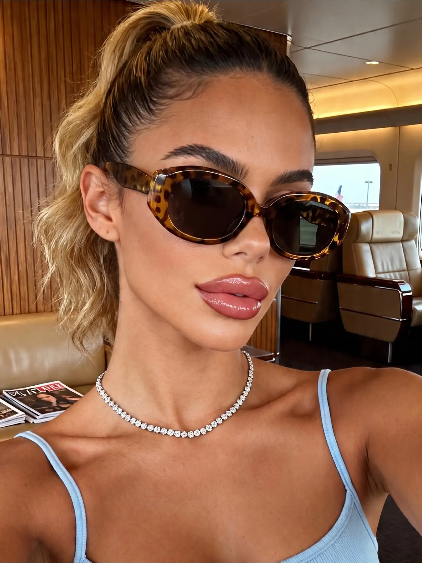 1 pair of men's and women's oval leopard print frame glasses, suitable for outdoor activities, daily life, travel, clothing accessories, beach vacations, street style accessories, and sports.
