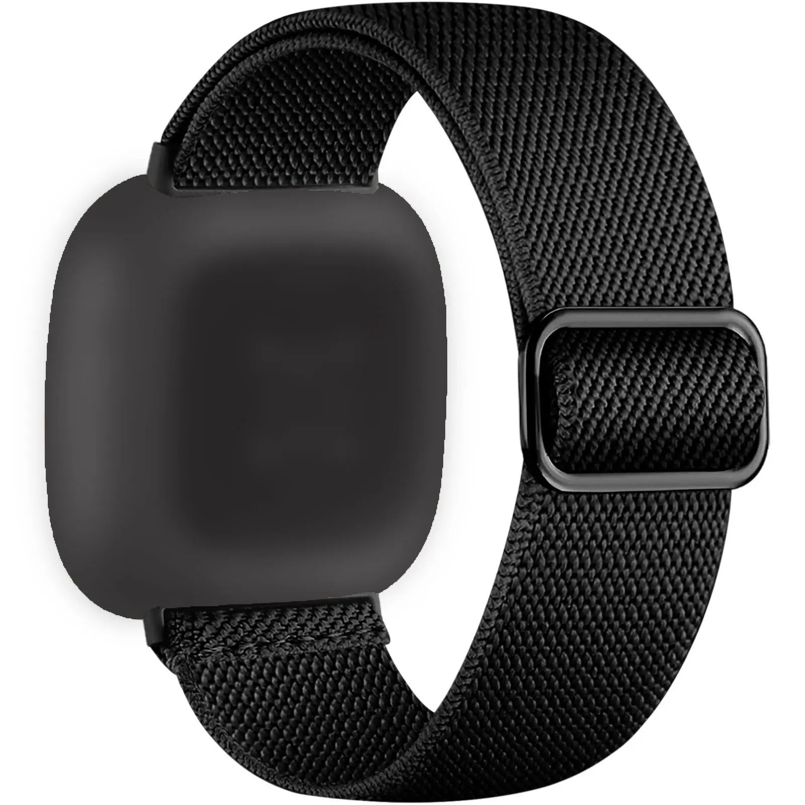 Watch Band for Fitbit Versa 4/Versa 3/Sense 2/Sense Smartwatch Strap Elastic Nylon Band Women Men, Soft Adjustable Stretchy Solo Loop Replacement Strap Wearable Accessory for Women Men Smartwatch Accessories Smart Watch Straps