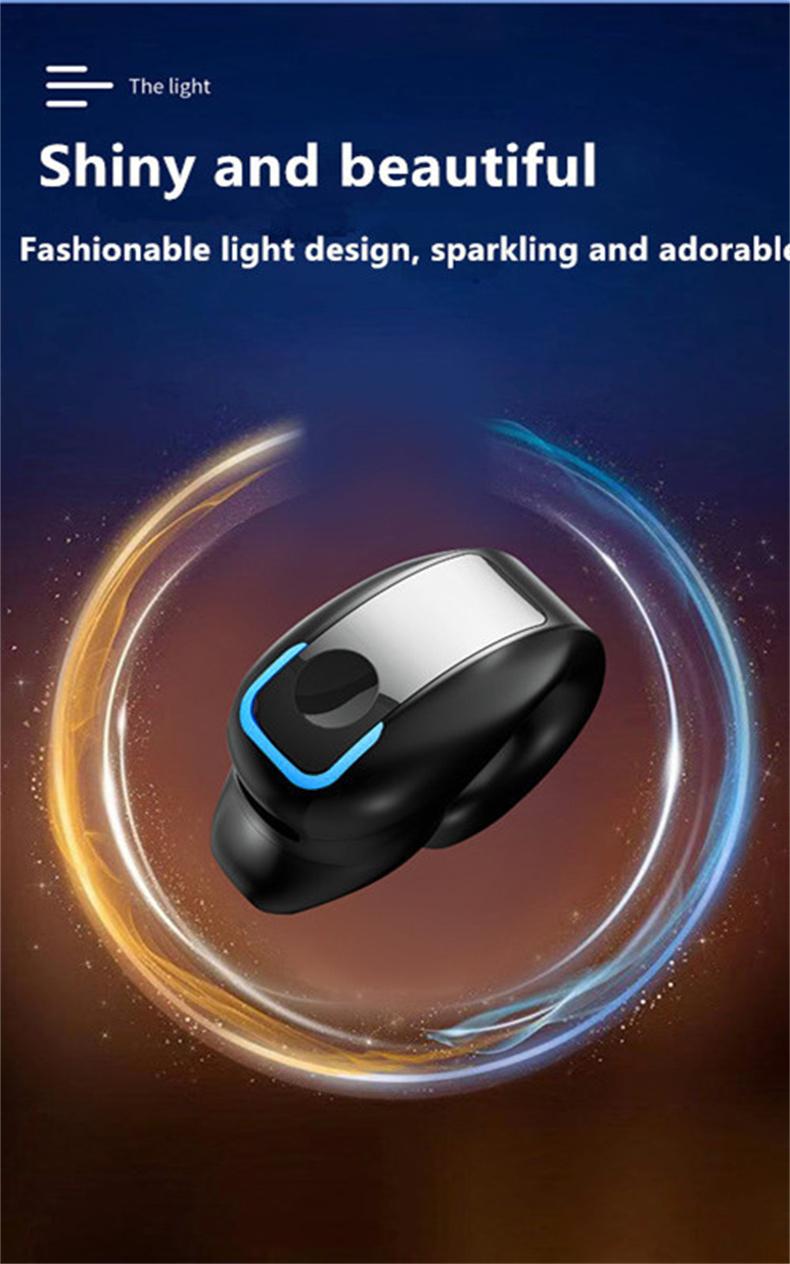 Earphone Clip Wireless Bluetooth Headphone Bone Conduction Headset High Quality  Auriculares Sport Noise Canceling With Mic
