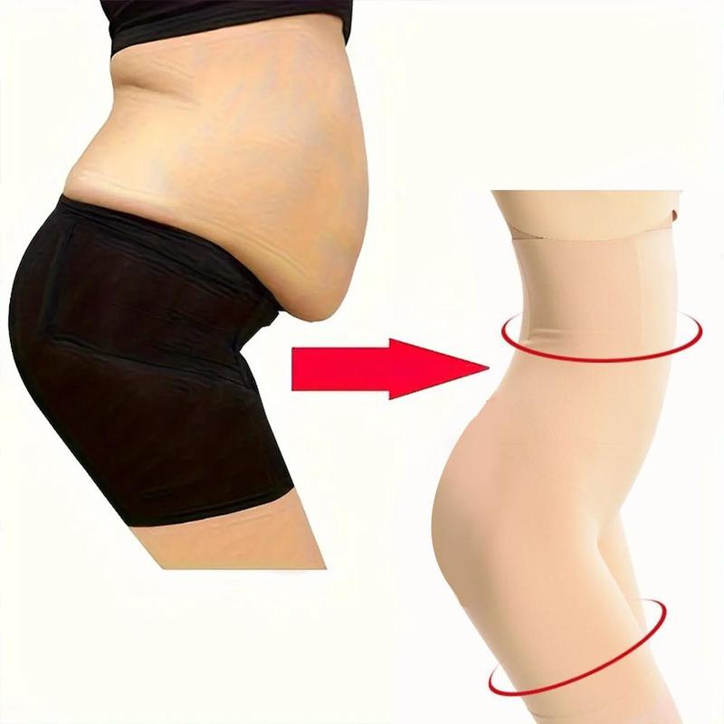 High Waisted Tummy Control Shapewear for Women, 1 Count Solid Color Breathable Butt Lifting Shorts, Sports Women Wear for Aerobics, Running, Yoga and Pilates, Corset Waist Shaper