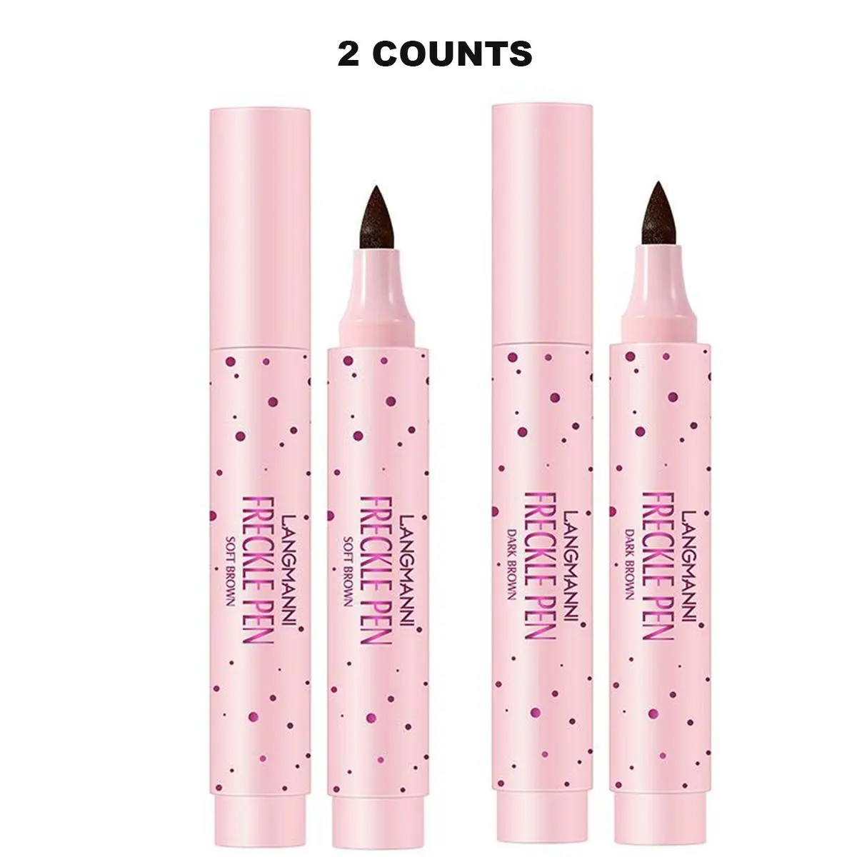 Natural Look Freckle Pen Set, Long-Lasting Waterproof Makeup Tool, Easy Application for Natural Skin Tone Enhancement