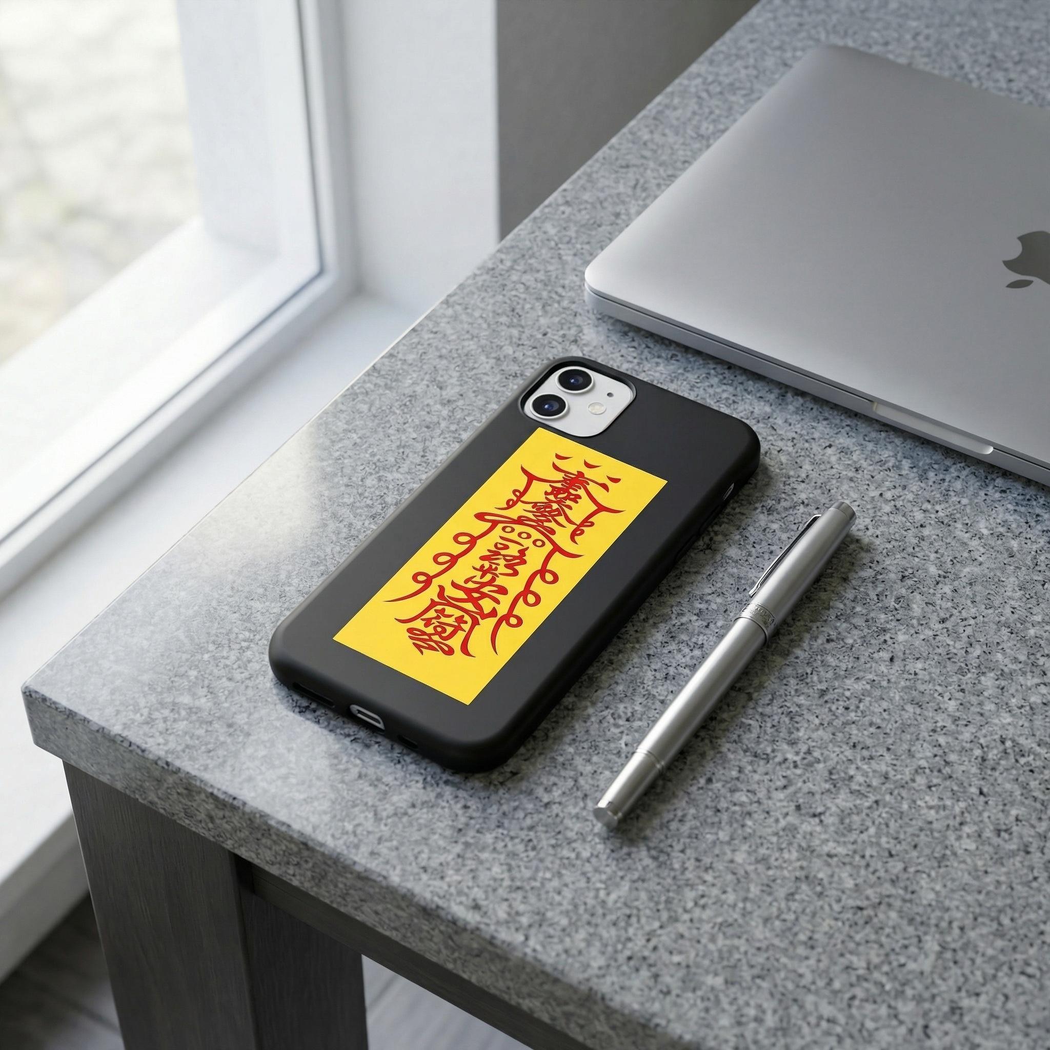 Oriental Aesthetics Cultural Souvenir Phone Case – Traditional Peace Symbol for iPhone 17 16 15 14 13 12 11 Air Pro Max Plus