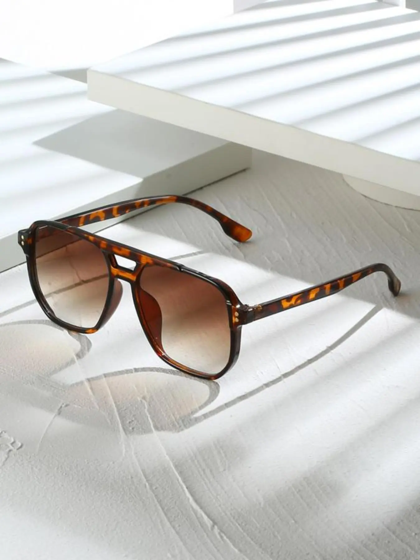 Fashion 3pcs Unisex Plain Glasses, Trendy Square Frame Design, Slim Fit for Small Face, Lightweight and Stylish Eyewear, Fashionable Sunglasses