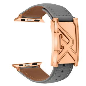 Magnetic Leather Watch Band for Women, Smartwatch Buckle, Premium Designer Style, Adjustable Length, Mother's Day Gift, Smart Watch Straps