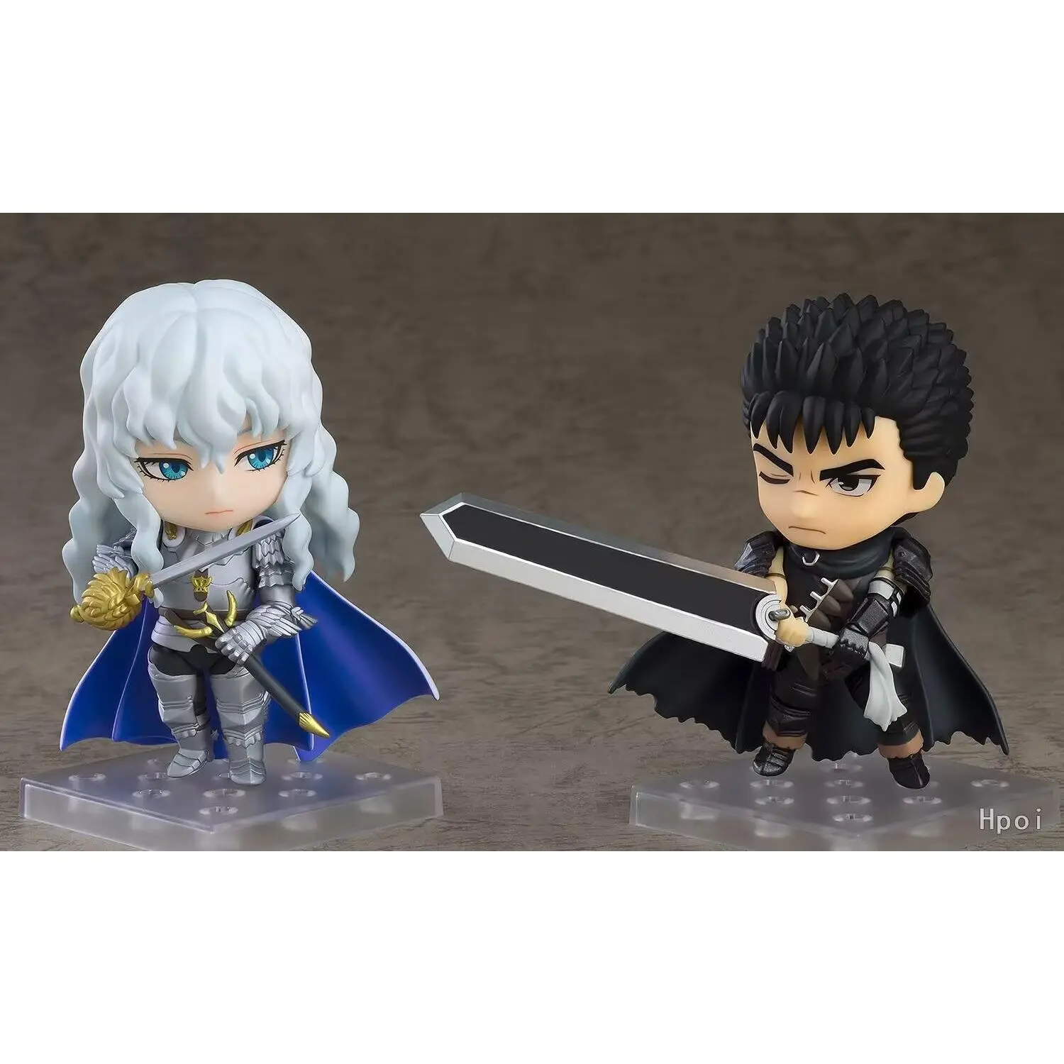 Q Berserk 2544 Griffith 2830 Guts Articulated Interchangeable Face Action Figure Desktop Ornament Collectible Replica Version
