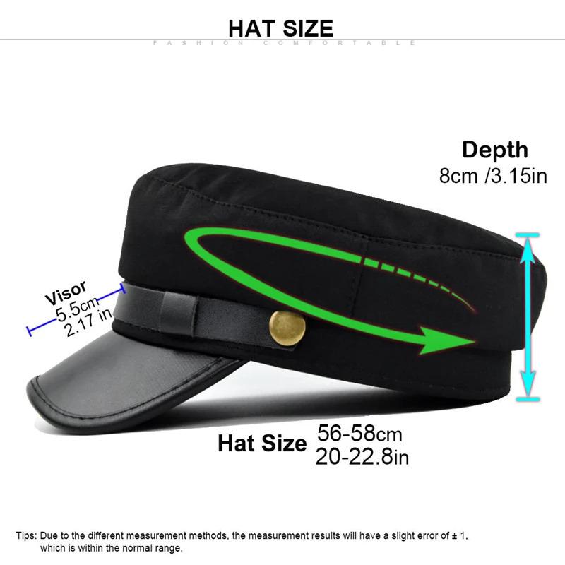 Autumn and Winter Versatile Beret Retro Flat Top Visor Small Face Black Painter Hat Fashion Hat Classic Versatile Adjustable