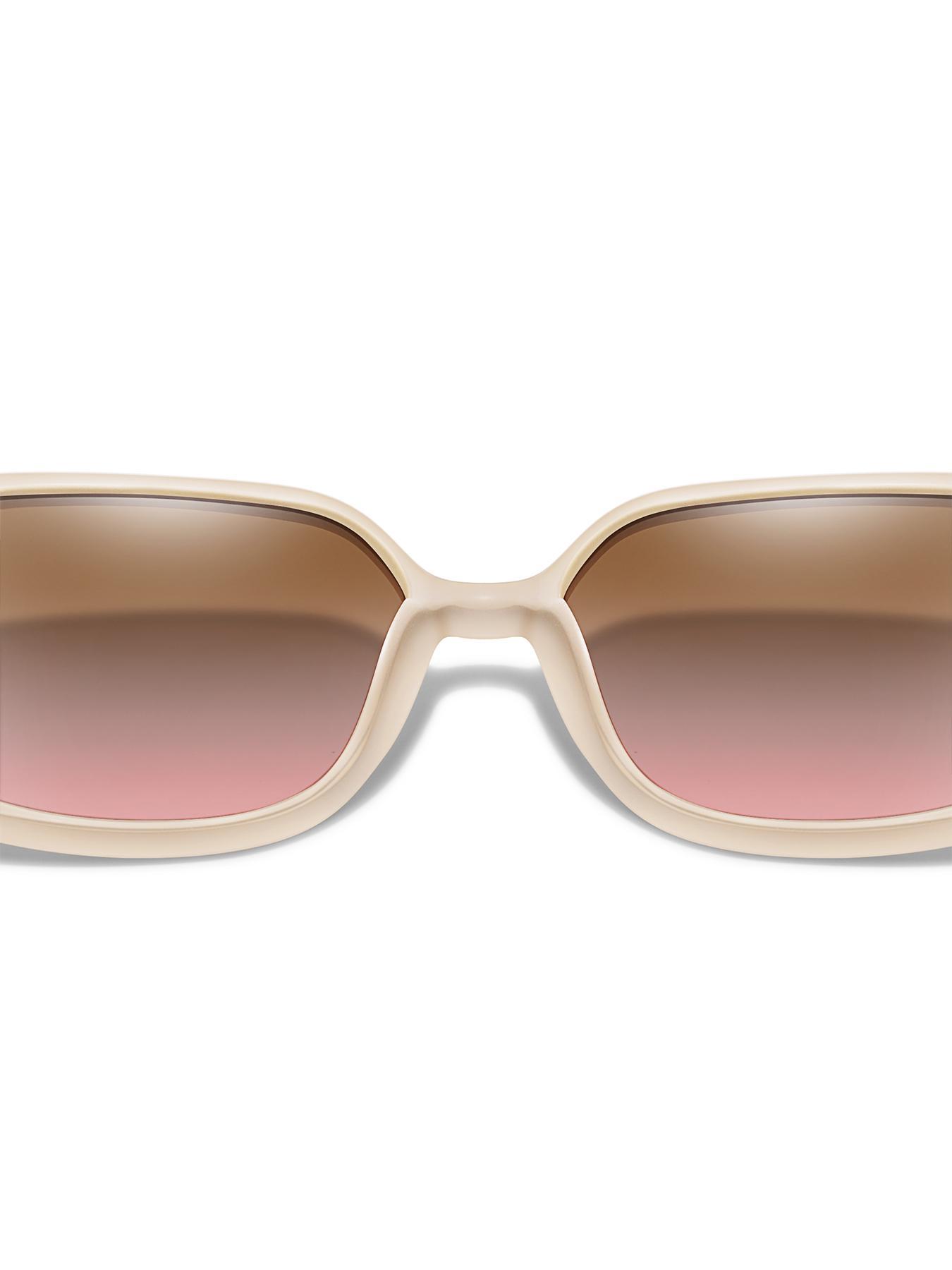 Trendy Large Frame Sunglasses, Tinted Lens Sunglasses with Box & Gift Packaging, Fashion Accessories for Women & Girls for Travel Use, Stylish Glasses