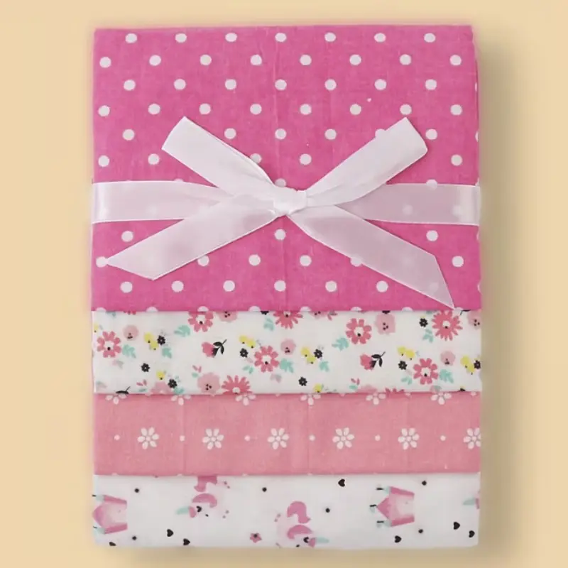 4-Pack Adorable Baby Multi-Functional Swaddle Blanket, Perfect Gift for Newborns, Unisex Design, Ideal for Parents and Babies