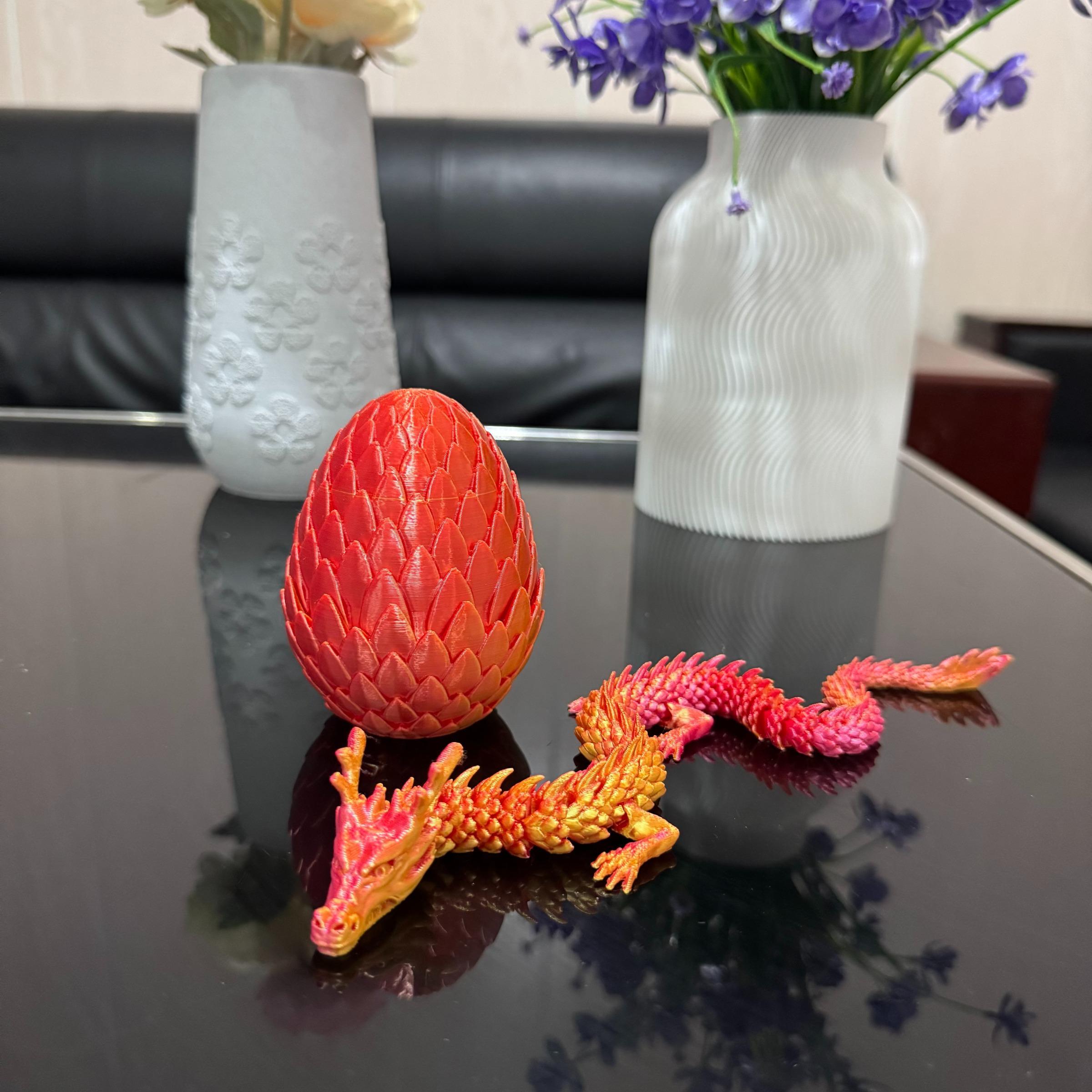 Large Lotus Dragon Egg Set, 60cm Dragon + 18cm Egg, 30cm Dragon + 9cm Egg, Two Size Options, Home Decor, Festival Party Decoration, Gift Idea