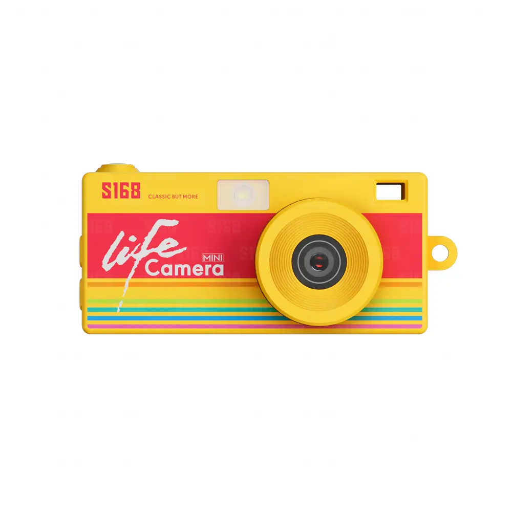 Cross-border bestseller S168mini camera for photo and video recording, small digital camera for cycling, hiking, pet recording, convenient mini pendant thumb camera, colorful and trendy