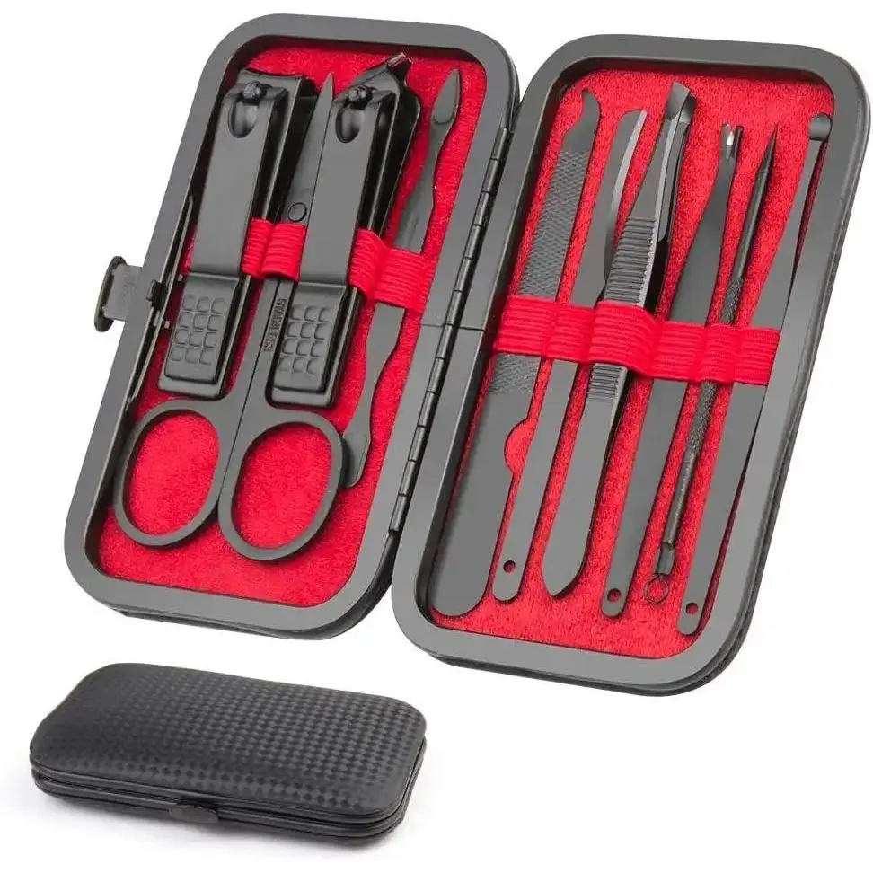 Manicure Set, Mens Grooming Kit, Nail Care Set, Manicure Kit for Men and Women,Nail Kit,Grooming Kit,Nail Clipper Set,Stocking Stuffers,Stocking Stuffers for Teen Boys,Gifts for Men