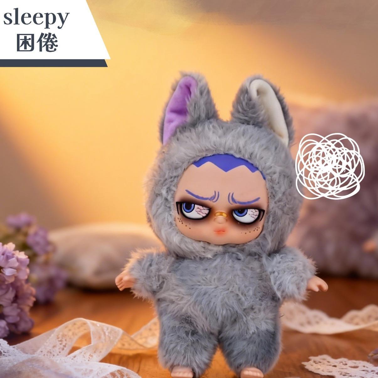 Grouchito Stay Up Late Overnight Alert Plush Blind Box