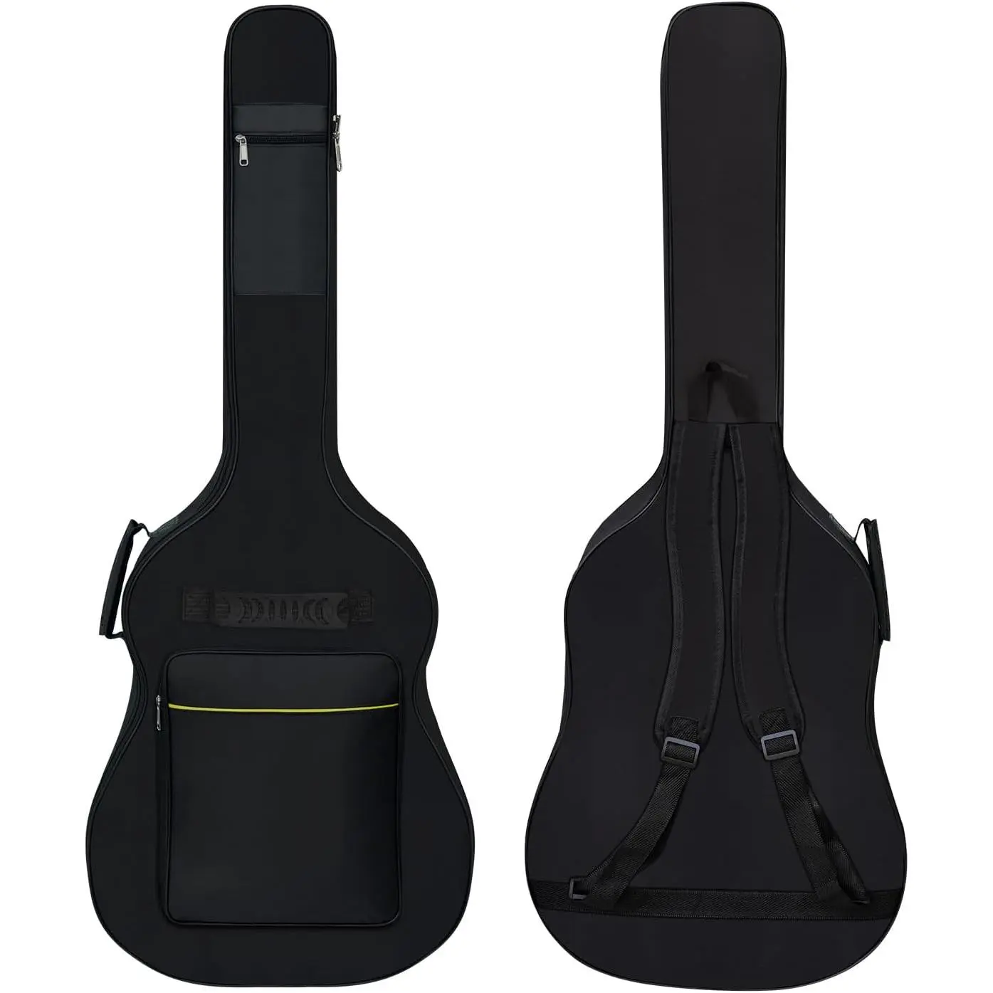 Acoustic Guitar Bag Thick Padding   Adjustable  Strap Guitar Case Gig Bag with  Hanger Loop Thickening Sponge Padding Fit 39-41 Inch Guitar