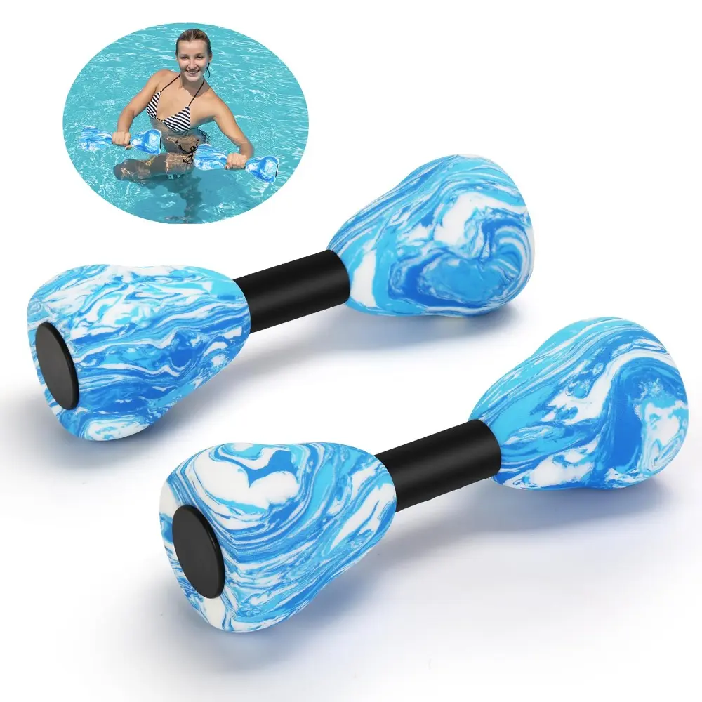 Aqua Dumbbells for Swimming & Water Aerobics – High-Quality Pool Fitness Equipment, Ideal for Beginners & Advanced Users, Home/Hotel/Pool Use, Swim Training Accessories, Exercise Equipment