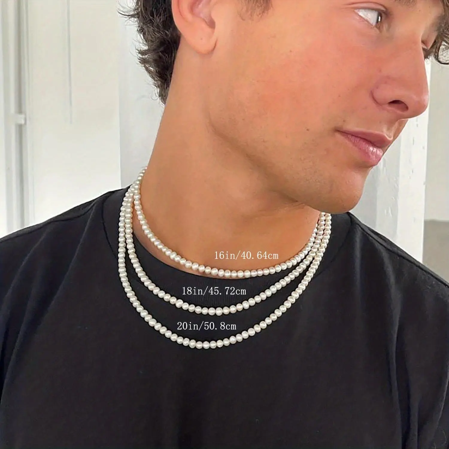 Hip Hop Style Cuban Rhinestone Chain Necklace - White Golden Plated Zinc Alloy Daily Wear & Parties, Versatile Jewelry, Party Accessory, Trendy Accessory, Rhinestone Embellishments Chain