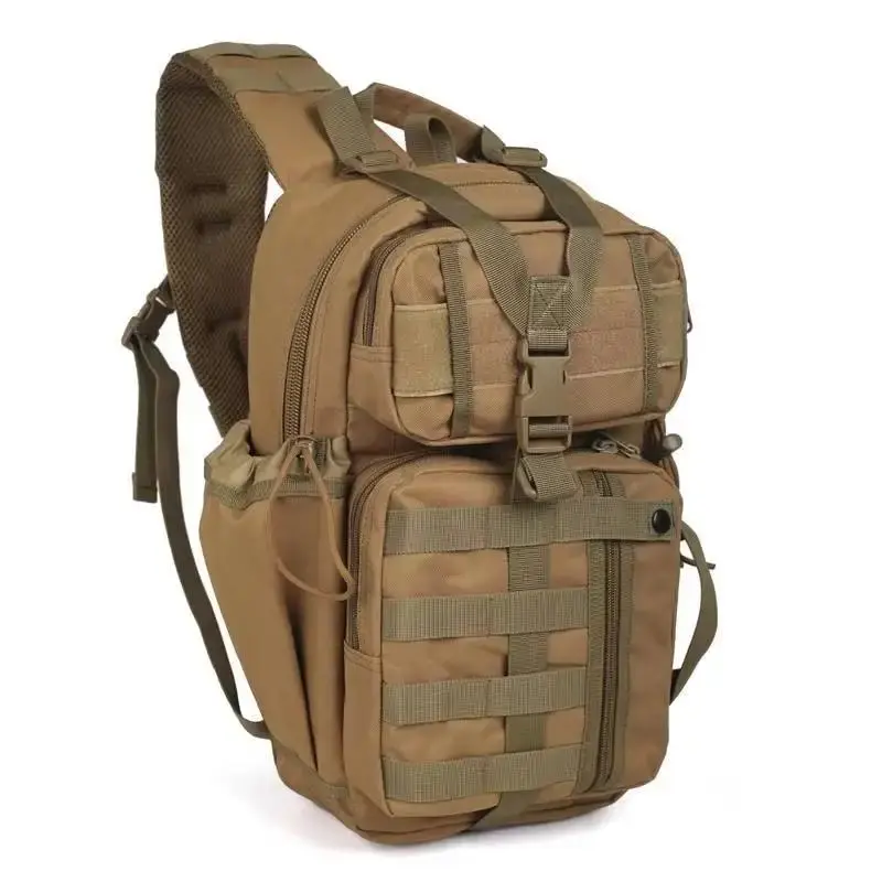 20L Waterproof Tactical Single-Shoulder Backpack, Assault Pack with Molle System - Defensive EDC Bag for Outdoor Exploration