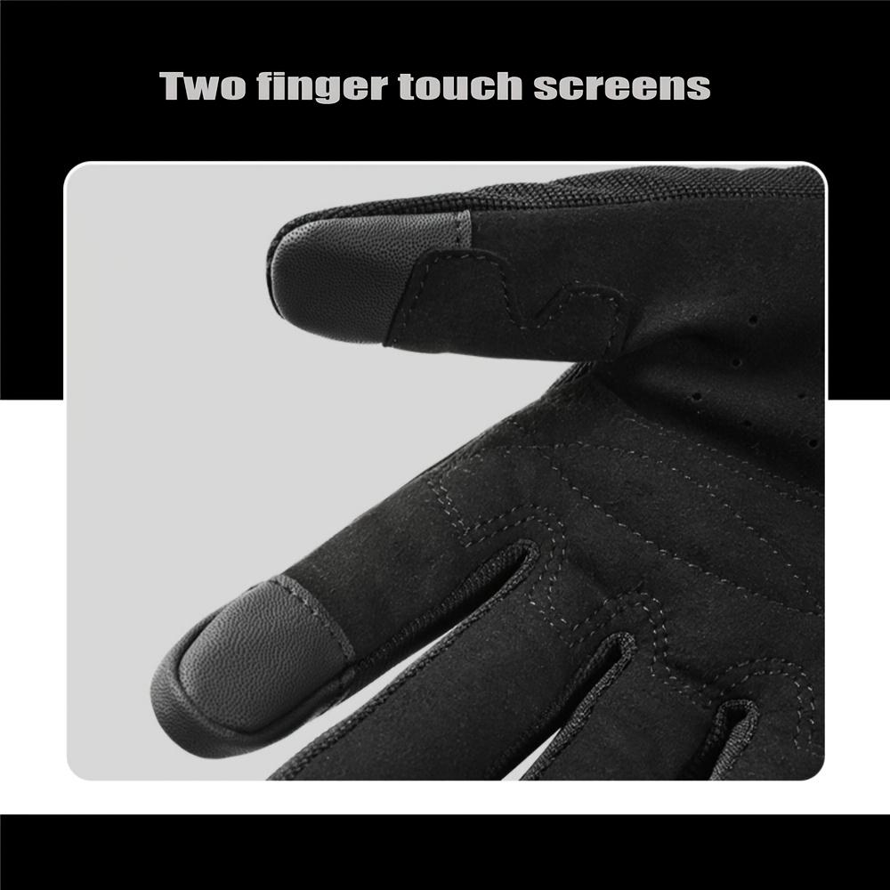 Motorcycle Riding Gloves for & - Touchscreen Compatible, Breathable Night Vision Reflective Gloves with Iridescent Rainbow Colors (/Headlight-Activated), Dirt Bike, ATV, MTB, MBX, Motorbike (Adjustable Strap Closure)