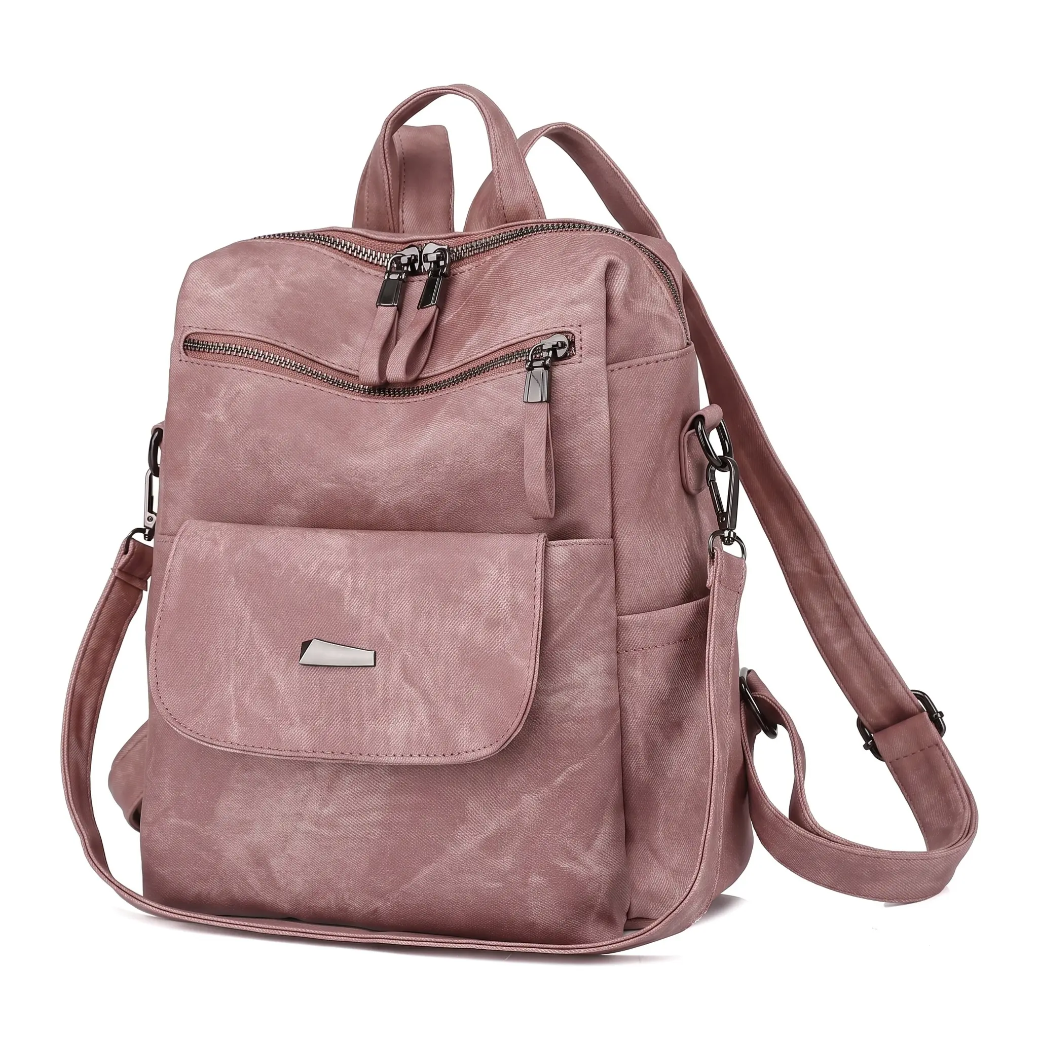 Everyday Essential Backpack For Women Roomy Casual Travel Bag PU Leather Anti Theft Breathable travelessentials