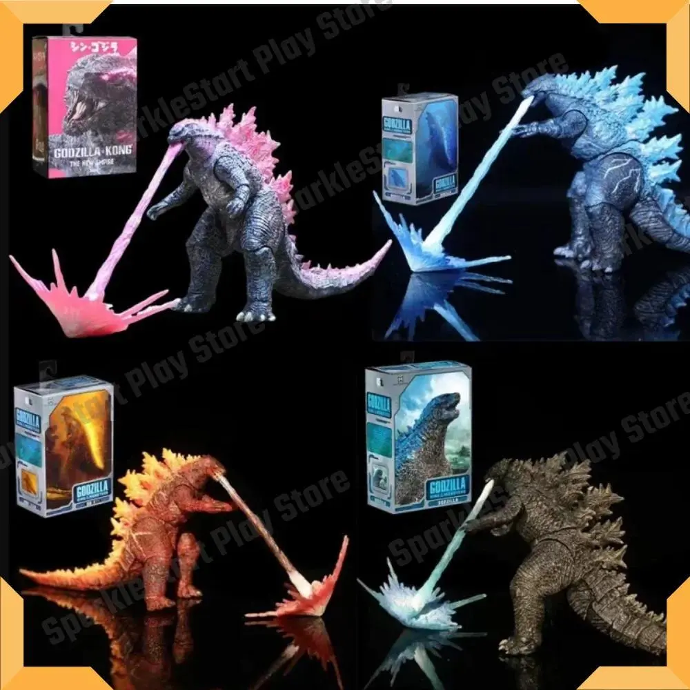 Godzilla VS Kong Action Figure Series Evolved Ver Creative Anime Figurine Joint Movable Desktop Decoration Collect Model Gifts