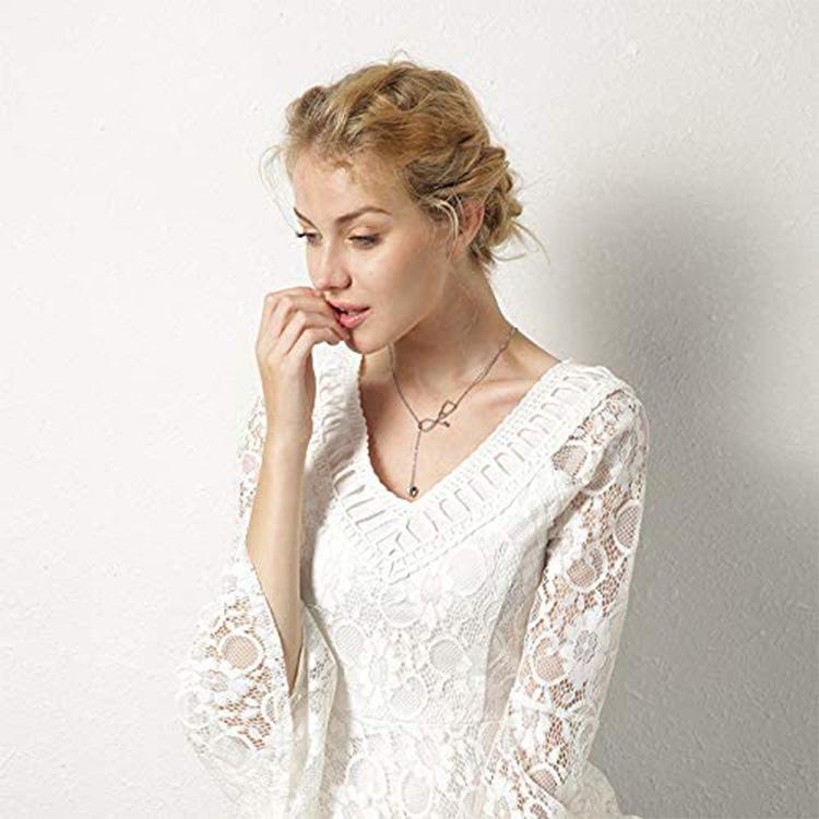 New AliExpress Nurse's Day Creative Love Stethoscope Necklace Doctor Jewelry Direct Supply