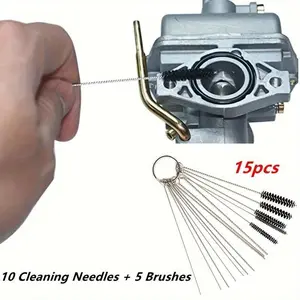 Get your carburetor running like new with our 15 carburetor cleaner brush sets - including 10 needles and 5 brushes for a thorough clean! Perfect car to use - good quality, fast delivery, a handy tool to have around!