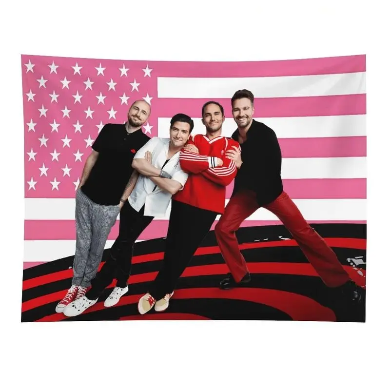 Big Music Time Music Rush Flag Tapestry Wall Hanging College Dorm Wall Decor Room Flags Wall Art Decor For Bedroom Living Room