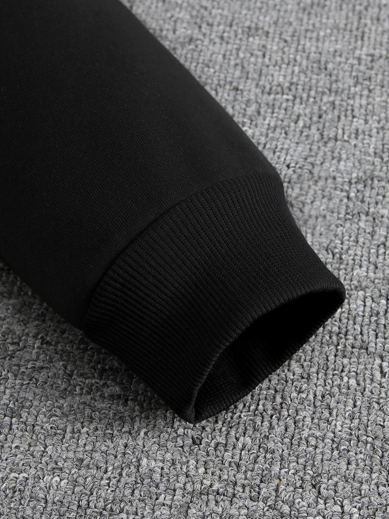 Men's Fall Winter Casual Sportswear Set, Sweatsuit with Pockets, Fashion Artistic Letter Print Hoodie & Drawstring Pants, Comfortable Warm Two-Piece Men's Fall Winter Casual Sportswear Set, Sweatsuit with Pockets, Fashion Artistic Letter Print Hoodie & Drawstring Pants, Comfortable Warm Two-Piece