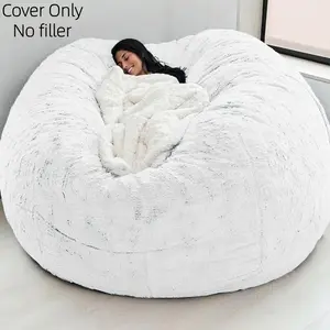 1 piece Lazy sofa bean bag chair cover （no filler)  for lazy bean bag, removable and washable shell