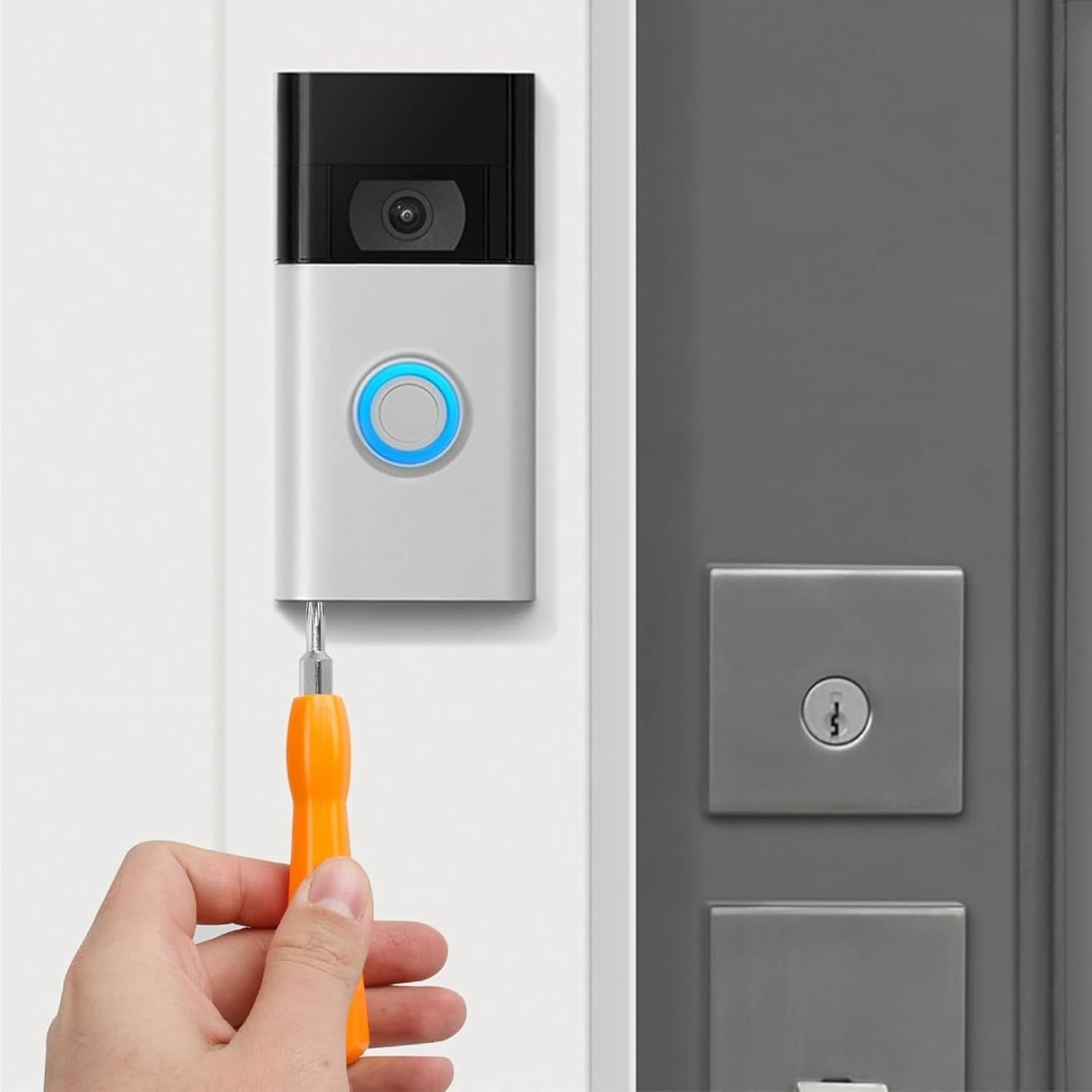 Doorbell Screws, Replacement  Screws Compatible with Video Doorbell 2 and Pro, Video Doorbell, Video Doorbell 3and Pro(16 pcs) Copper Material