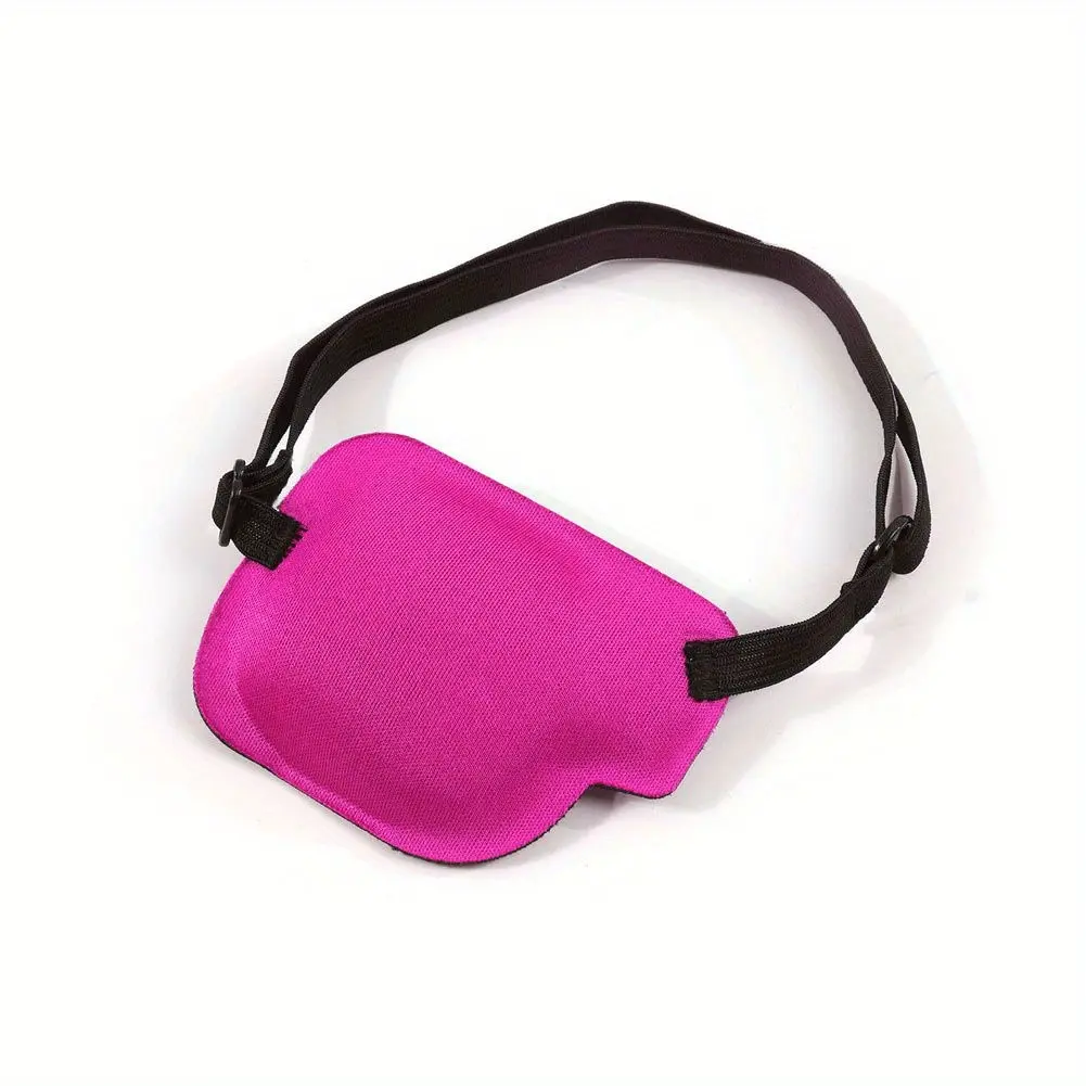 Single Eye Patch with Adjustable 3D Foam Groove, Designed for Lazy Eye, Concave Design, Comfortable Fit, Ideal for Vision Correction