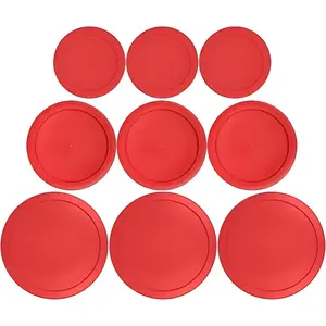 2, 4 & 7 Cup Red Replacement /Covers for Pyrex, Anchor Hocking &  Storage Bowls * Only Glass Container Not Included* (9 Pack *Three of Each Size*)