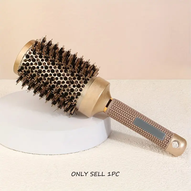 Aluminum Roll Comb, Multi-Functional Professional Hair Brush, Anti-Static Ceramic Styling Comb, Salon Perfect Hair Tool