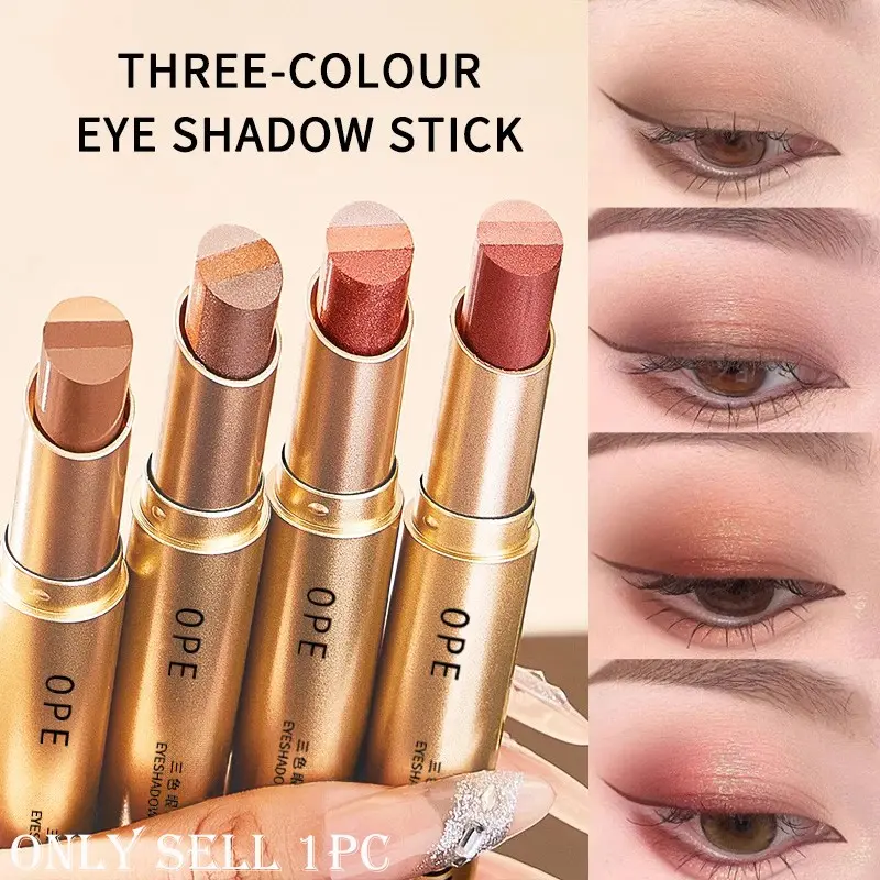 Gradient eyeshadow stick with classic color combinations. Silky texture applies comfortably. Different color layers help create varied eye makeup styles as you like Eye Makeup Products Eye Shadow Sticks