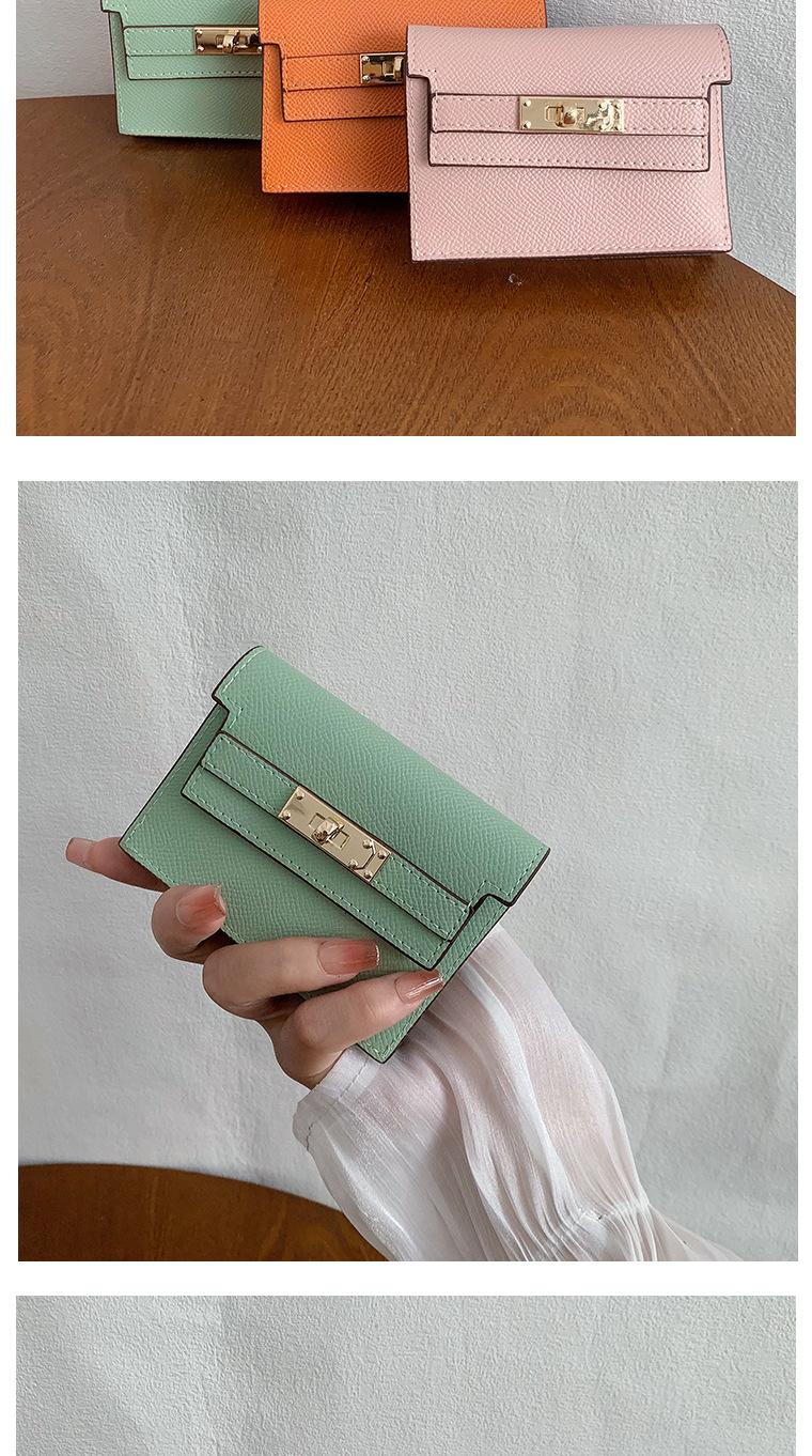 Ladies new compact Internet celebrity change purse multi-card premium organ card bag card clip