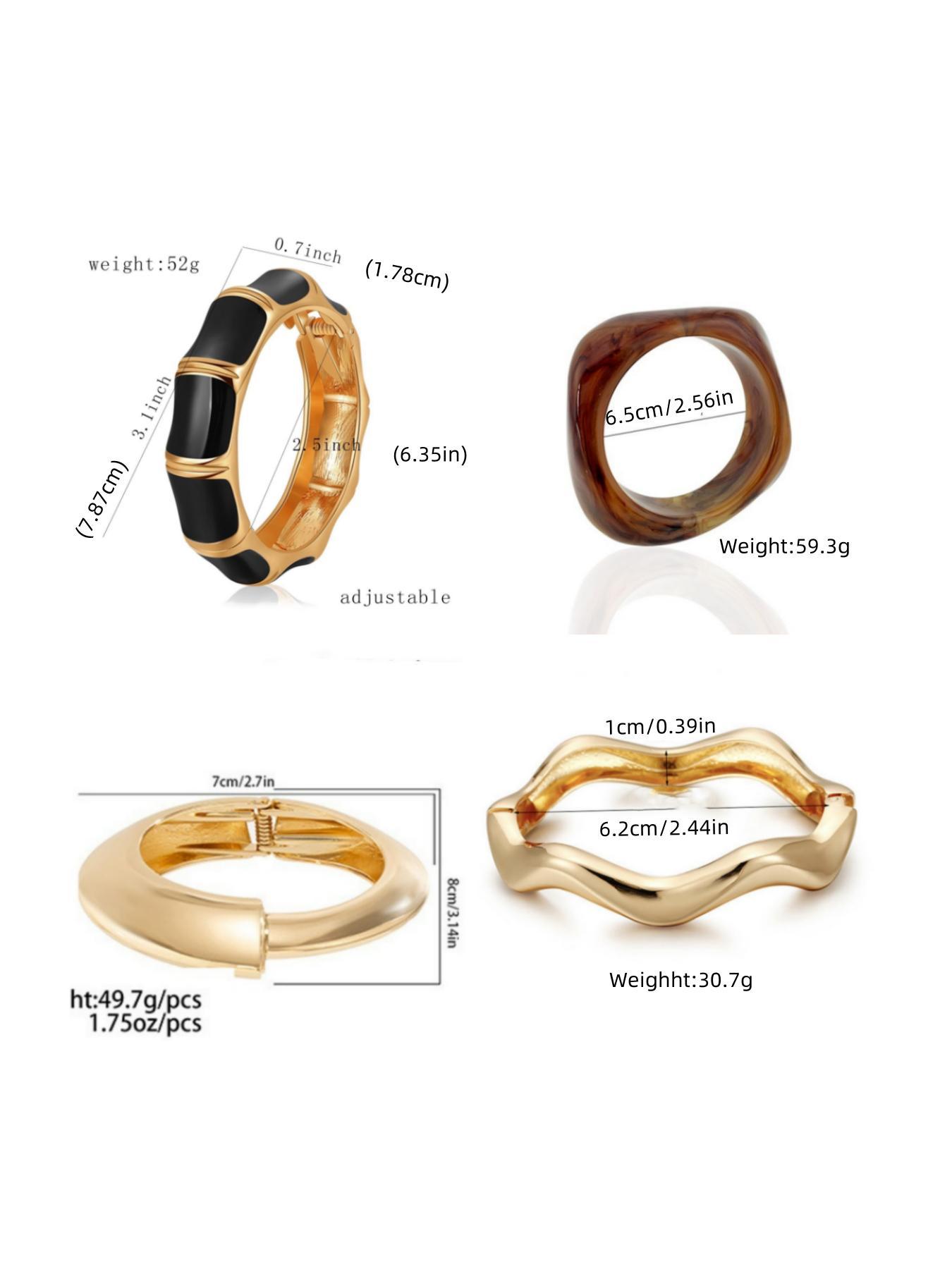 Irregular Design Cuff Bangle Fashionable Jewelry for Women & Girls, Casual All-match Accessories for Party, Daily Clothing Decor, Exquisite Jewelry for Birthday Gift, Jewellery