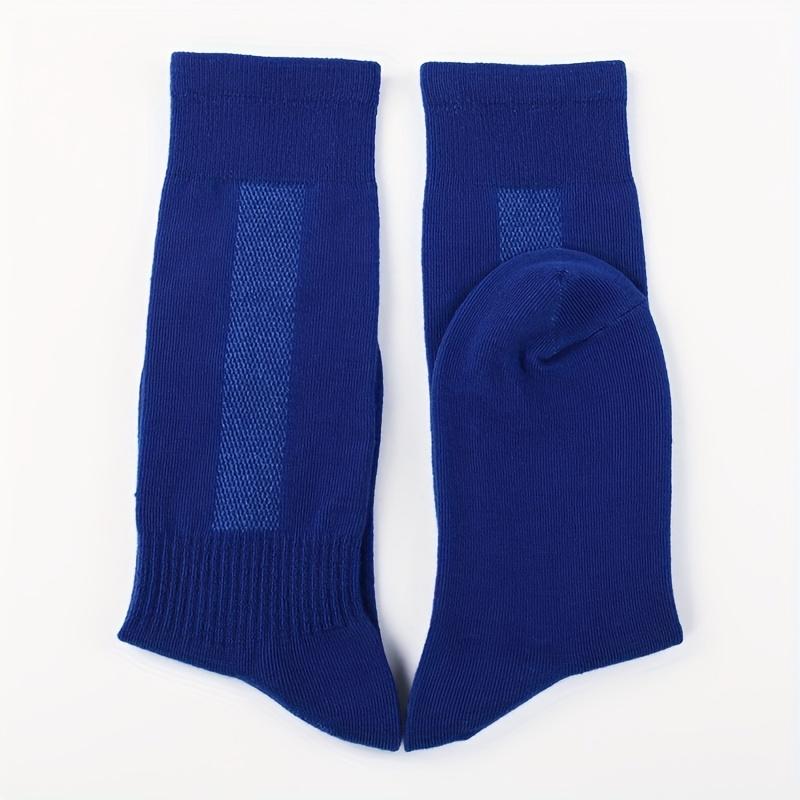 (New)1/3 Pairs Kids Knee-High Sports Socks - Breathable Mesh, High Elasticity & Moisture-Wicking, Solid Color Athletic Socks for Basketball, Football, School - Durable Polyester Boys & Girls Socks