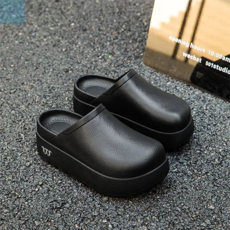 YYT1 (Runs 1 Size Small) FoamFam 2026 Early Collection Women's Casual Slip-On Platform Clogs - EVA Foam, Lightweight, Breathable, Durable, All-Day Comfort for Outdoor Wear